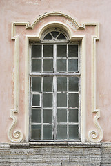 Image showing Ramshackle Palace Window