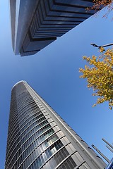 Image showing Madrid skyscrapers