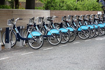 Image showing London cycle hire