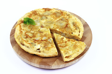 Image showing Spanish omelette