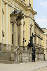 Image showing yellow church