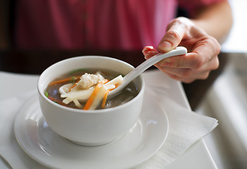 Image showing Chinese soup