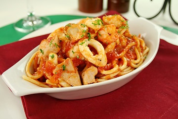 Image showing Spaghetti Marinara