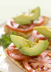 Image showing Avocado And Tomato