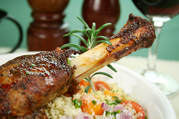 Image showing Lamb Shank With Rosemary