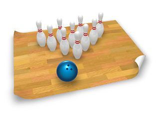 Image showing bowling