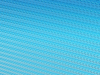 Image showing Texture: Blue Wavy Scales pattern