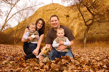 Image showing  family at the park