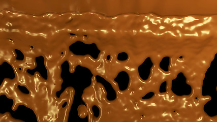 Image showing Hot chocolate or cocoa food pattern