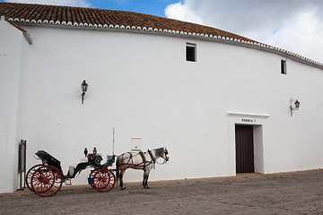 Image showing The bullring in Ronda