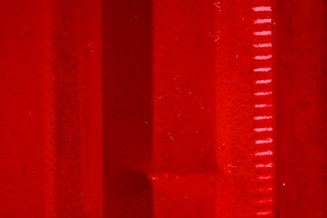 Image showing red  iron metal sheet 