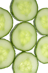 Image showing Cucumber slices

