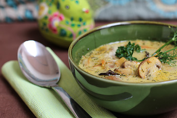 Image showing Mushroom soup