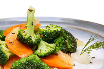 Image showing Broccoli carrot salad