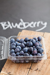 Image showing Fresh blueberries