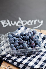 Image showing Fresh blueberries