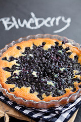 Image showing Blueberry pie