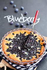 Image showing Blueberry pie