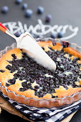 Image showing Blueberry pie