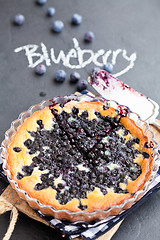 Image showing Blueberry pie