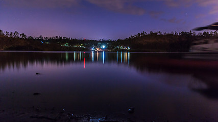 Image showing Nightfall over Kuriftu Lake