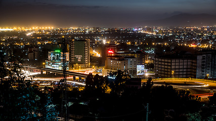 Image showing Aerial view of Addis Ababa