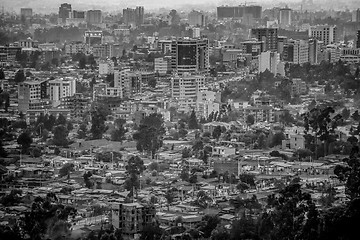 Image showing Aerial view of Addis Ababa