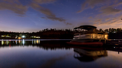 Image showing Nightfall over Kuriftu Lake