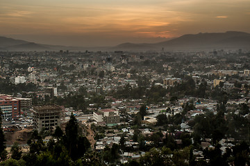 Image showing Aerial view of Addis Ababa