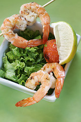 Image showing Prawn Dish