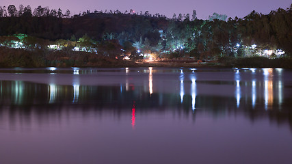 Image showing Nightfall over Kuriftu Lake