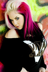 Image showing Punk Gothic Fashion Model