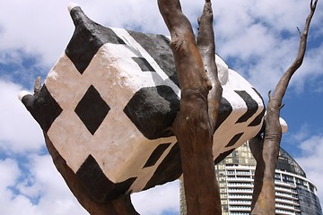 Image showing Melbourne cow sculpture