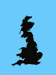 Image showing UK map