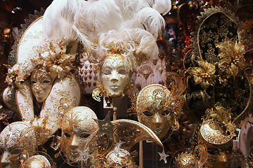 Image showing Venetian masks