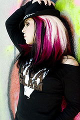 Image showing Punk Gothic Fashion Model