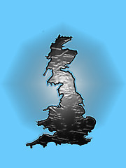 Image showing UK map