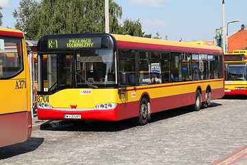 Image showing Solaris bus in Warsaw
