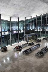 Image showing Airport terminal in Valencia