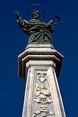 Image showing marble statue of saint san domenico 