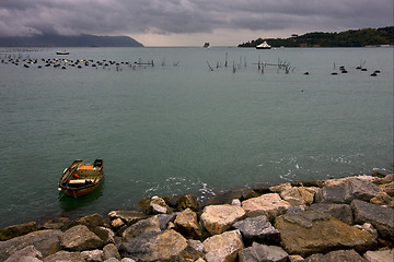 Image showing boat  porto venere  italy