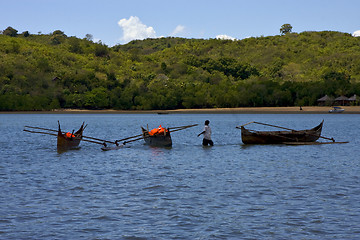 Image showing  madagascar  lagoon hill 