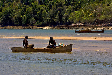 Image showing  madagascar nosy be  lagoon hill  