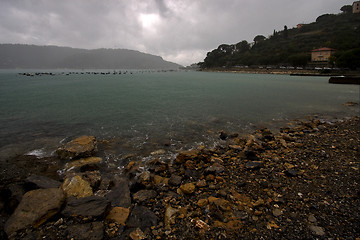 Image showing  coastline and autumn in porto venere 