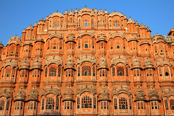 Image showing hawa mahal - palace of winds in India