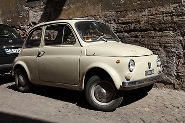Image showing Fiat 500 in Rome