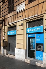 Image showing Barclays bank in Italy