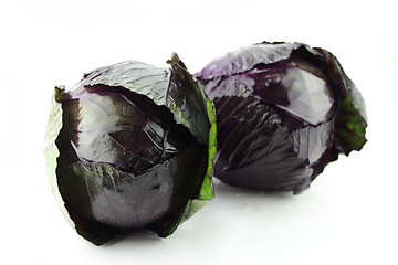 Image showing fresh red cabbage