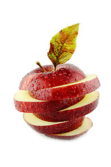 Image showing Fresh red apple 