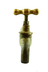 Image showing brass water tap 